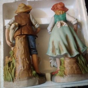 Farmer and wife figure
